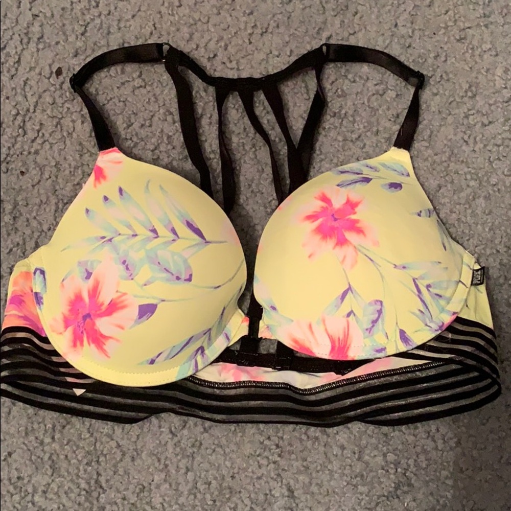 Pink bra